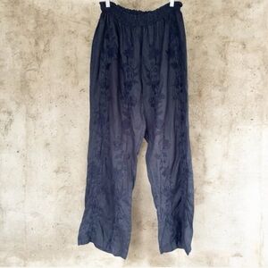 Johnny Was Linen Pants, L, EUC